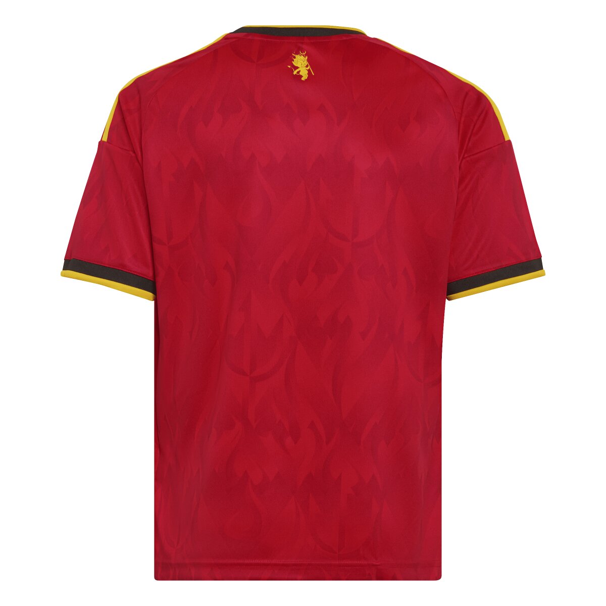 T-shirt de Criança 1.º Equipamento Bélgica Mundial 2026 Vermelho / Amarelo-9