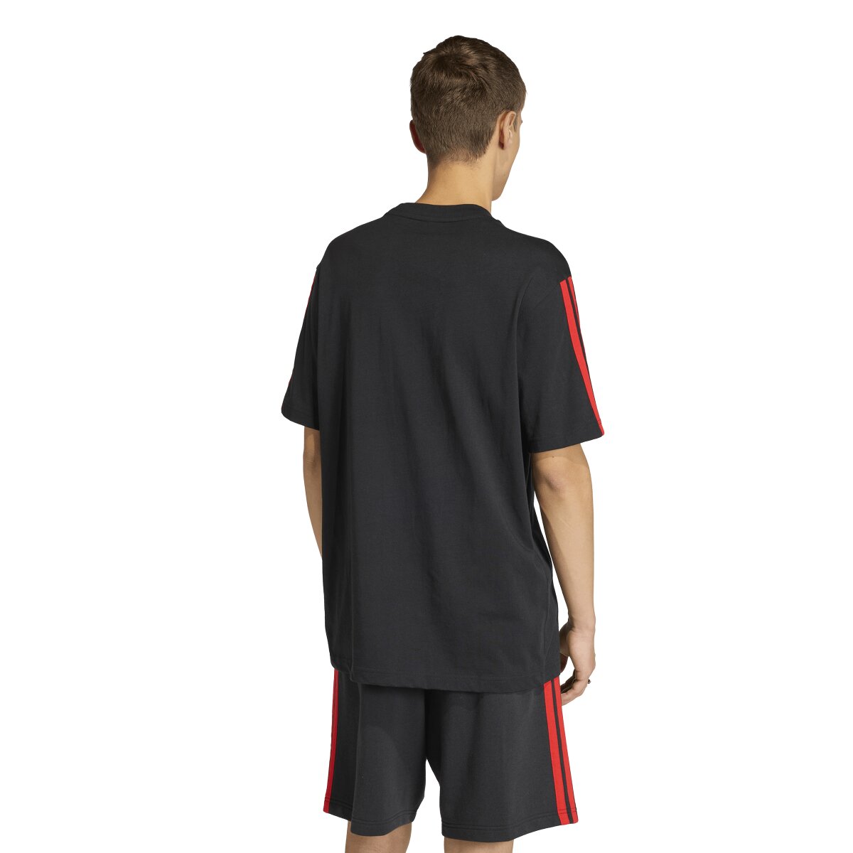 T-shirt de Homem Bélgica Mundial 2026 DNA Preto-2