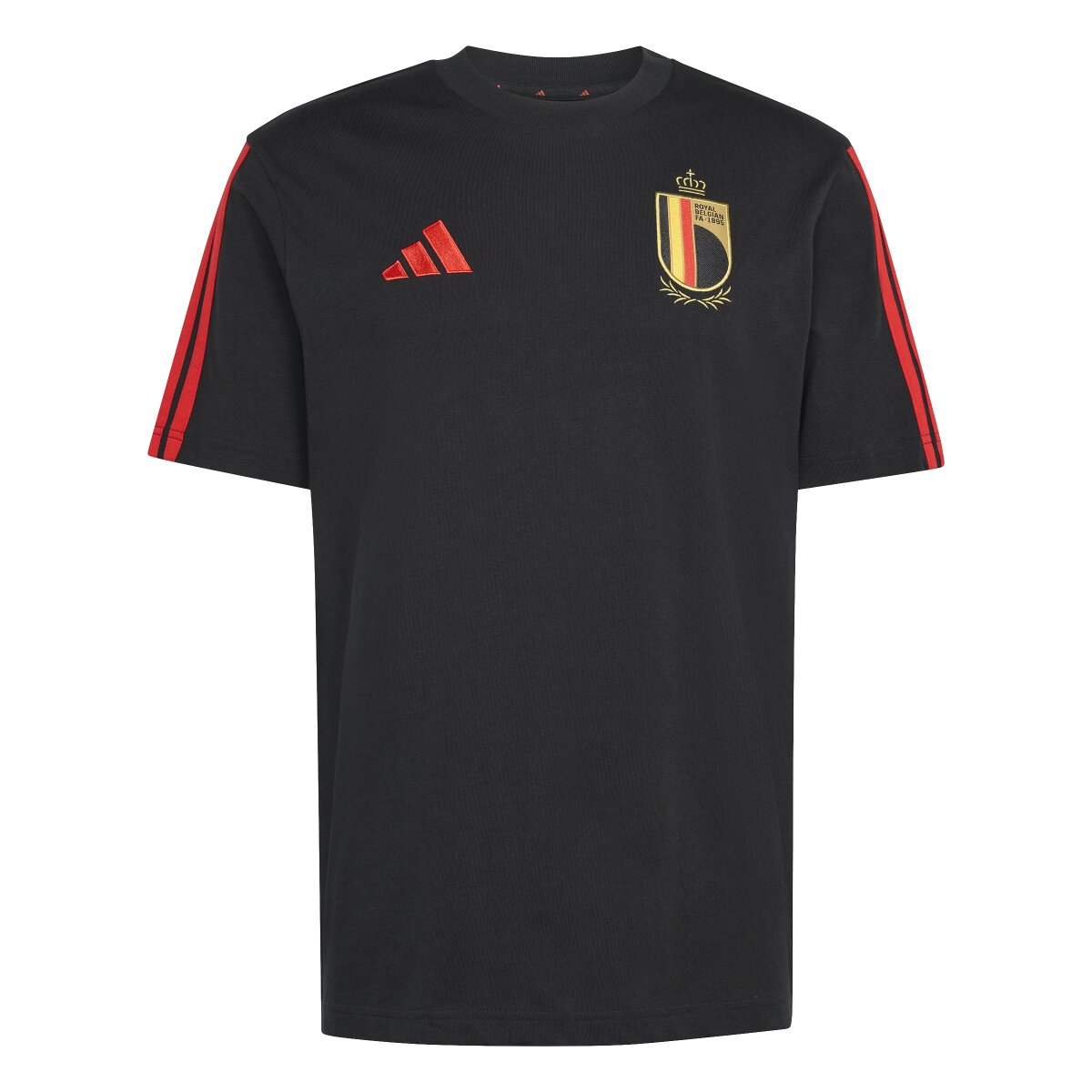 T-shirt de Homem Bélgica Mundial 2026 DNA Preto-5