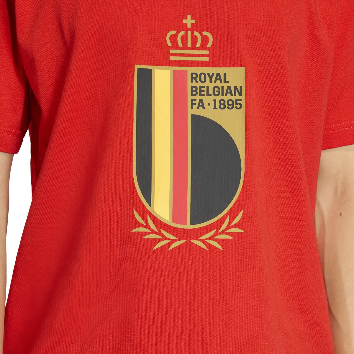 T-shirt de Homem Bélgica Mundial 2026 DNA Vermelho-5