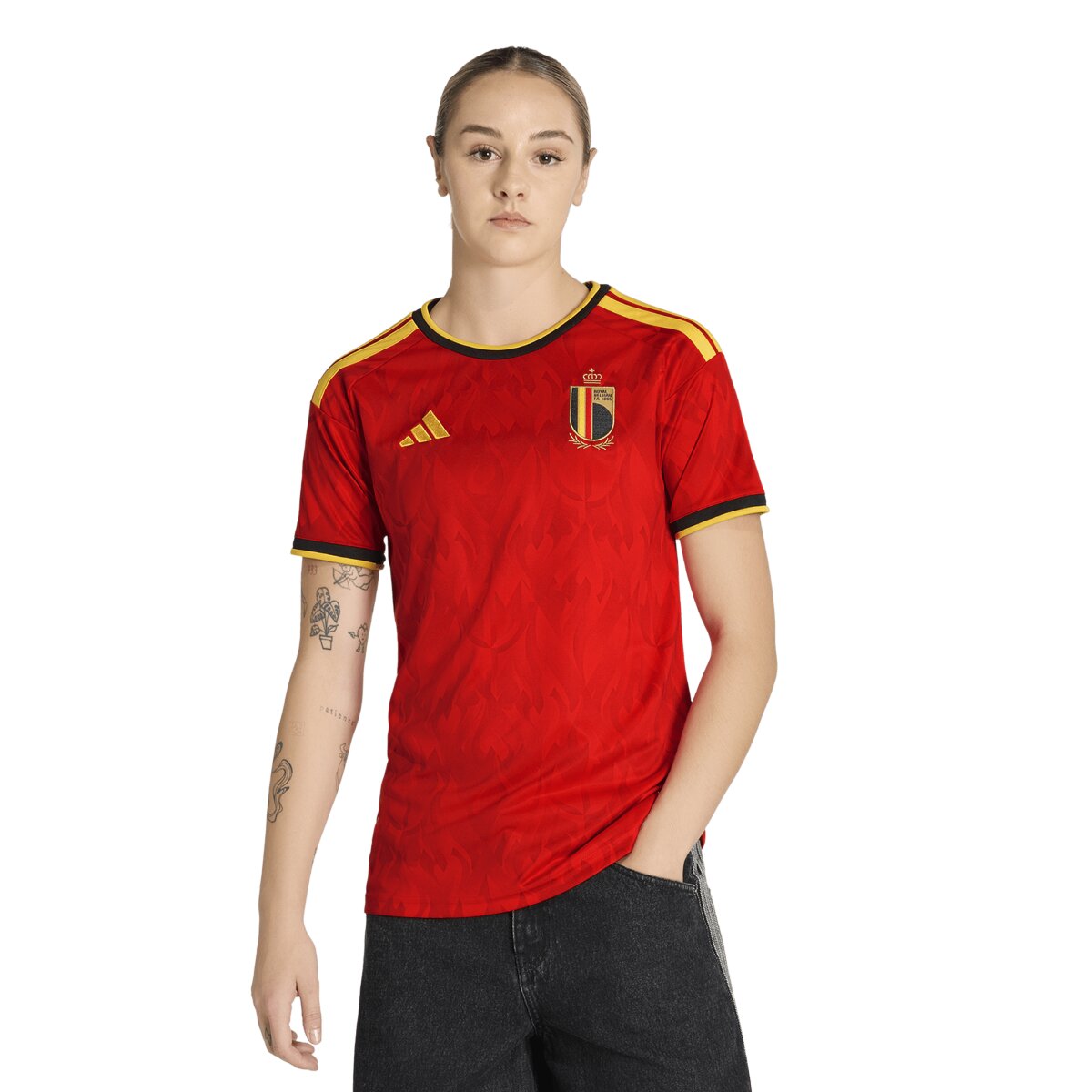 Imagem 0 de T-shirt de Mulher 1.º Equipamento Bélgica Mundial 2026