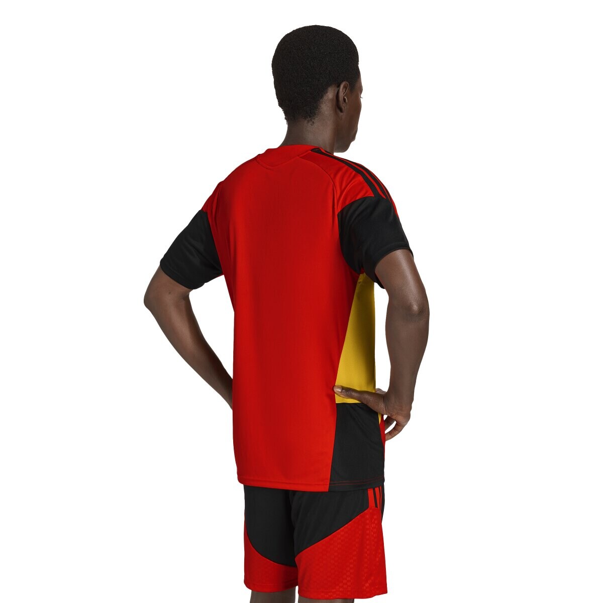 T-shirt de Homem Bélgica Mundial 2026 Tiro Treino Vermelho-2
