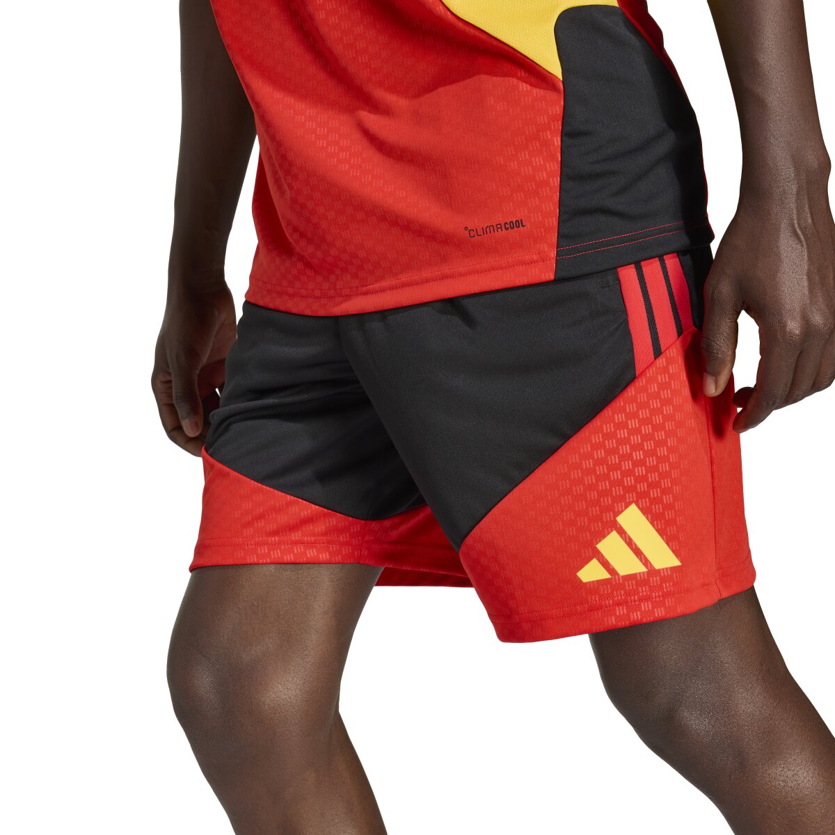 Calções de Homem Bélgica Mundial 2026 Tiro Treino Preto-6