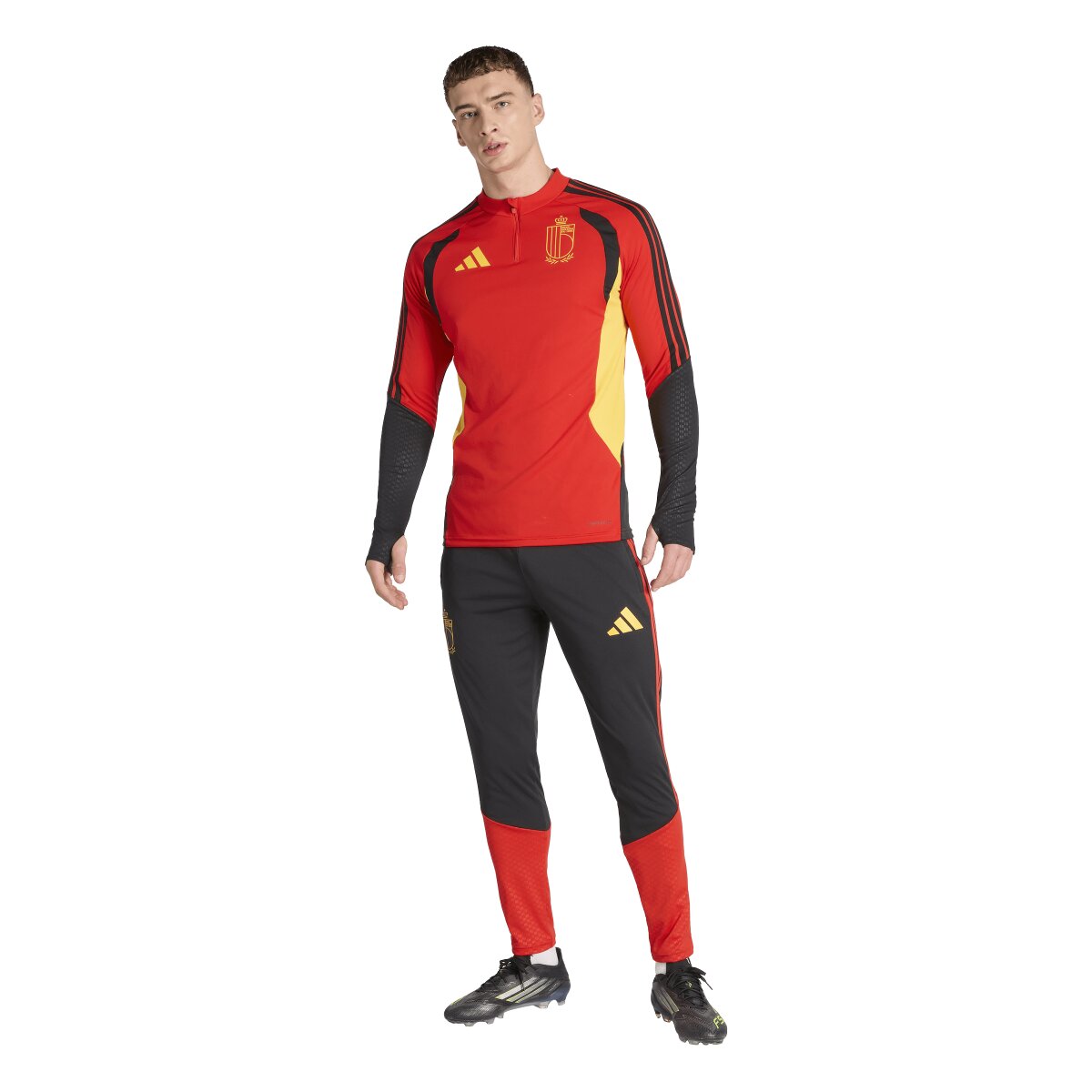 Calças de Homem Bélgica Mundial 2026 Tiro Treino Preto-3
