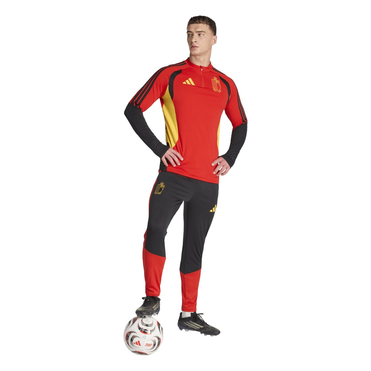 Calças de Homem Bélgica Mundial 2026 Tiro Treino Preto-4