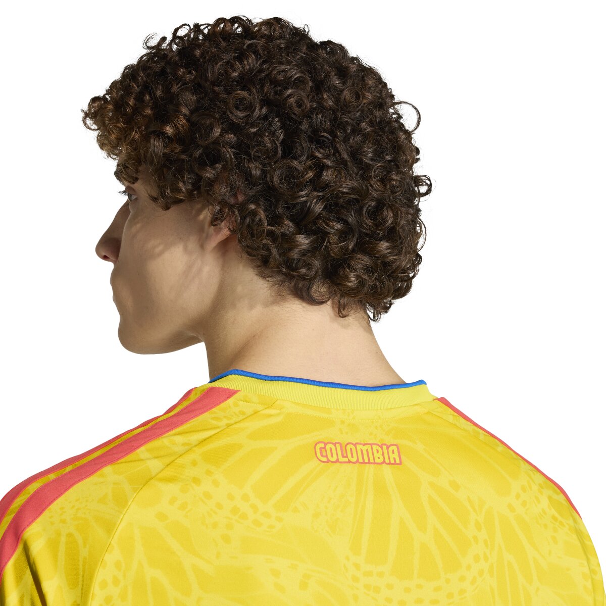 T-shirt de Homem 1.º Equipamento Colômbia Mundial 2026 Amarelo / Azul-5