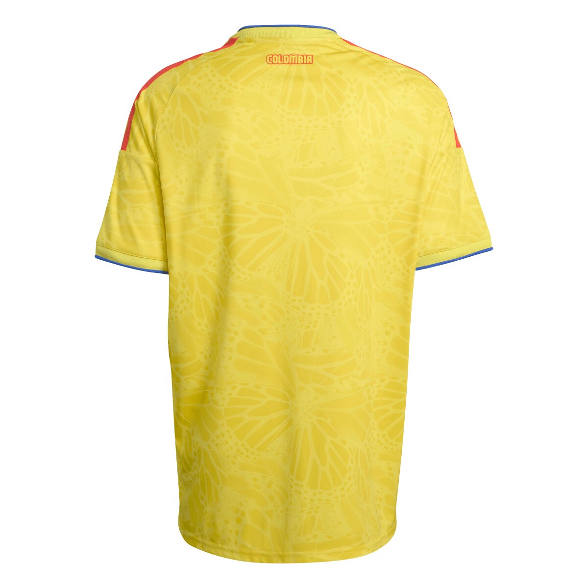 T-shirt de Homem 1.º Equipamento Colômbia Mundial 2026 Amarelo / Azul-7