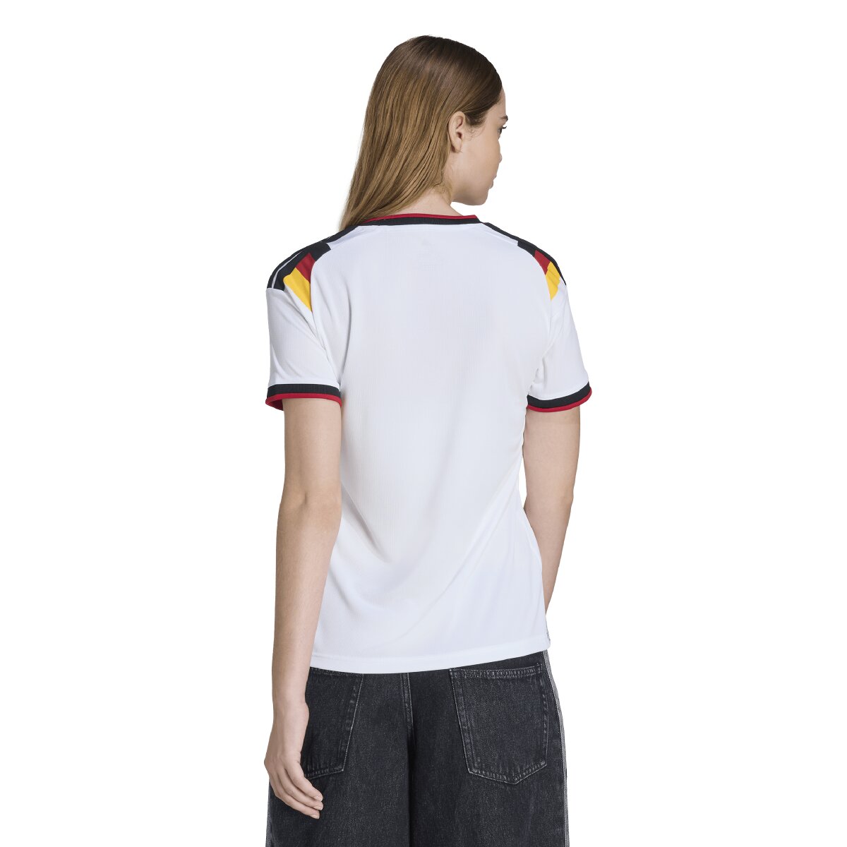 T-shirt de Mulher 1.º Equipamento Alemanha Mundial 2026 Branco-2