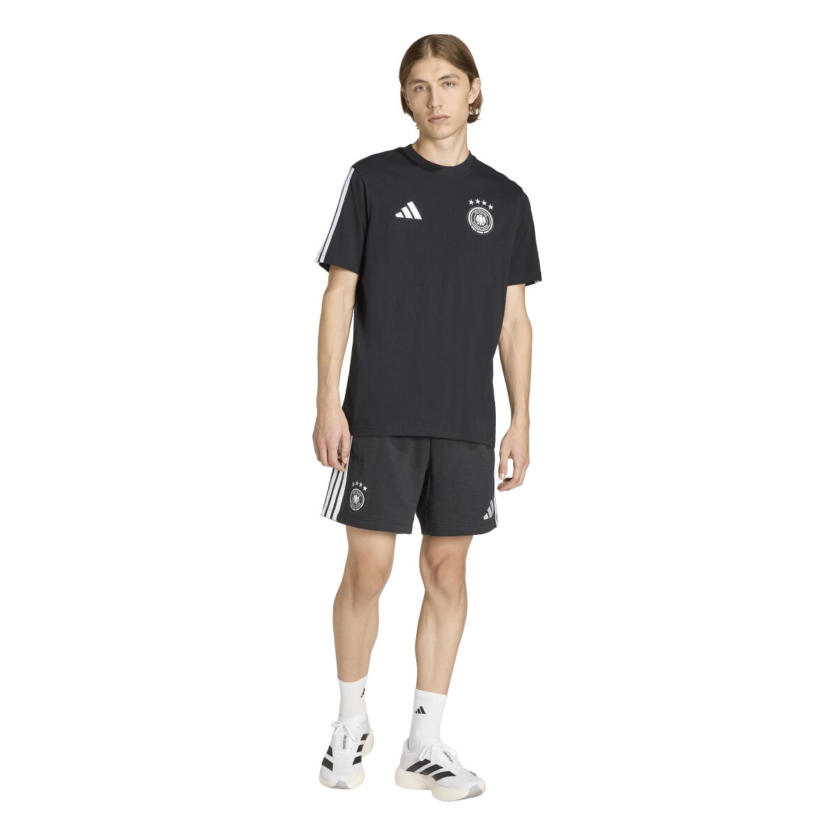 T-shirt de Homem Alemanha Mundial 2026 DNA Preto-3