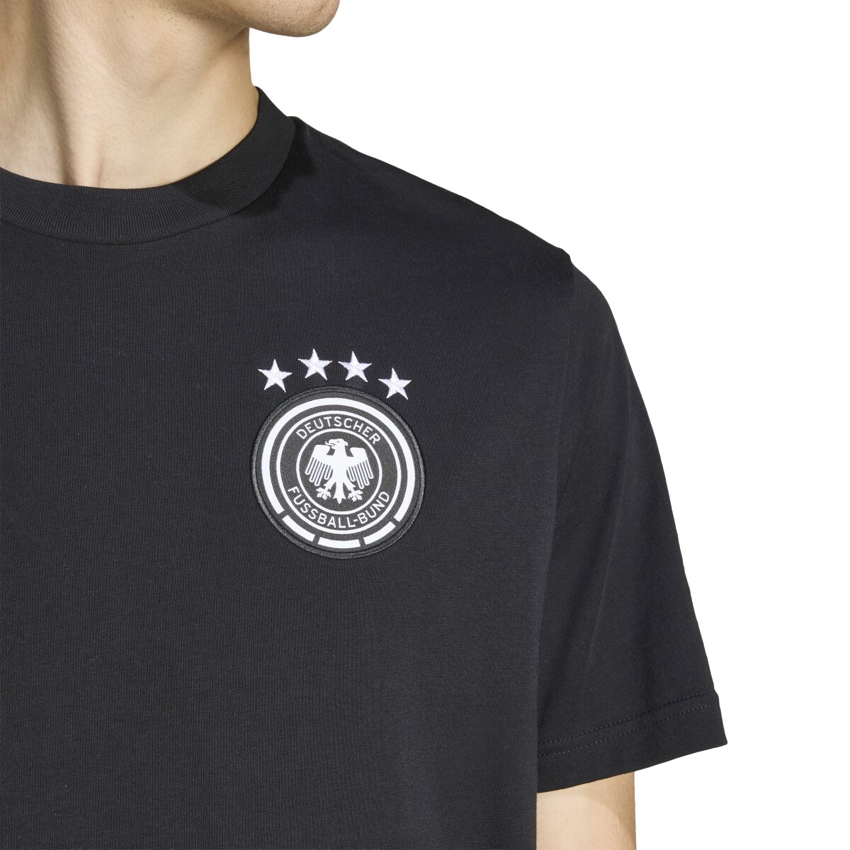 T-shirt de Homem Alemanha Mundial 2026 DNA Preto-4
