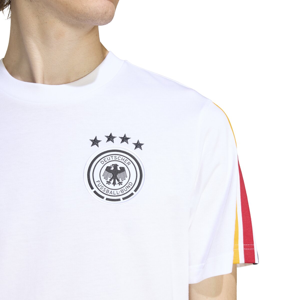 T-shirt de Homem Alemanha Mundial 2026 DNA Branco-4