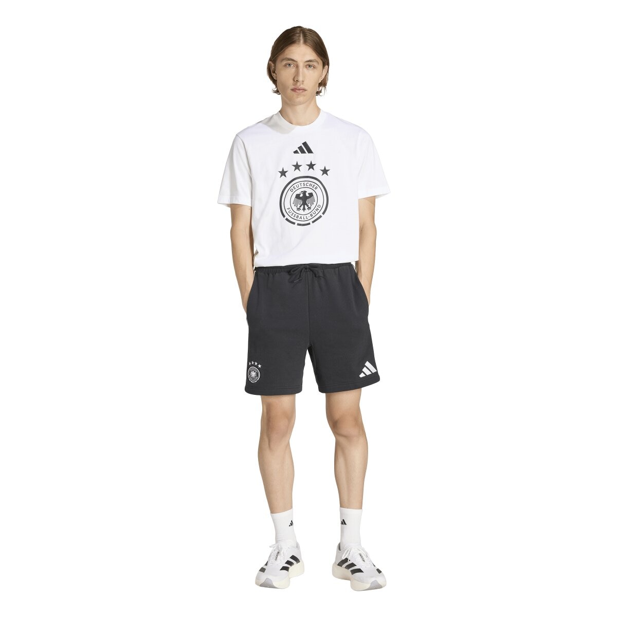 T-shirt de Homem Alemanha Mundial 2026 DNA Graphic Branco-3