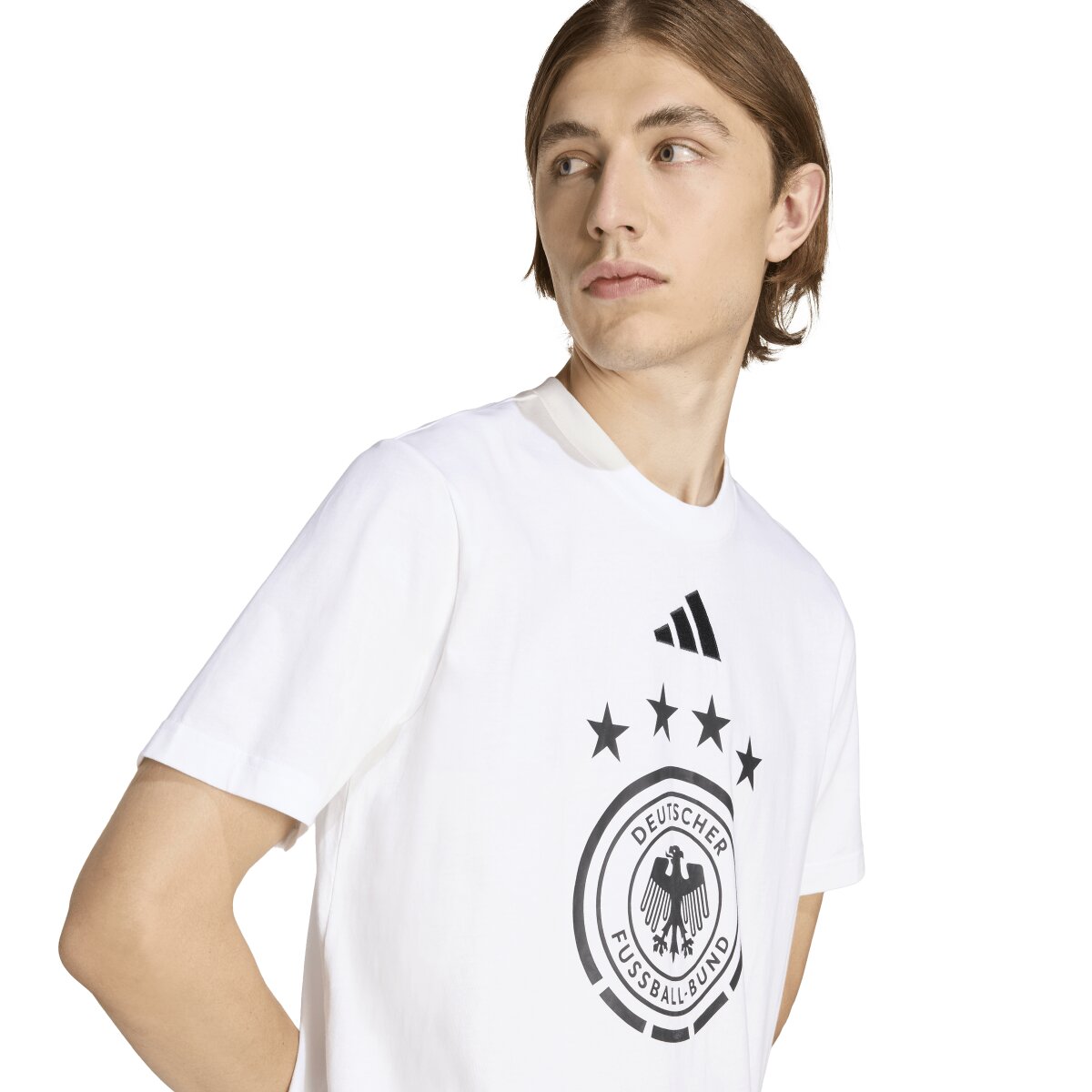 T-shirt de Homem Alemanha Mundial 2026 DNA Graphic Branco-5