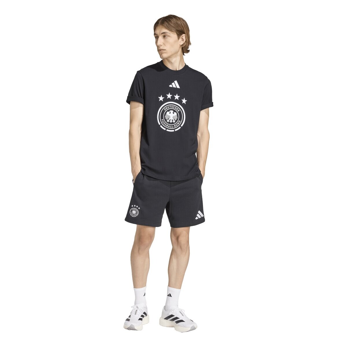 T-shirt de Homem Alemanha Mundial 2026 DNA Graphic Preto-3