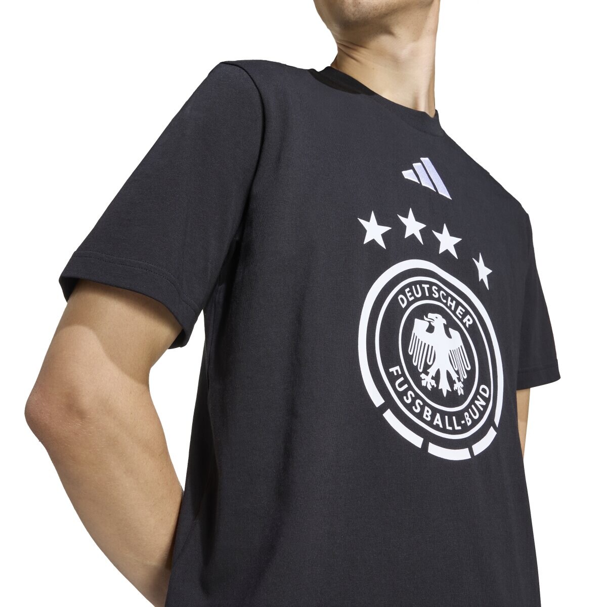 T-shirt de Homem Alemanha Mundial 2026 DNA Graphic Preto-4