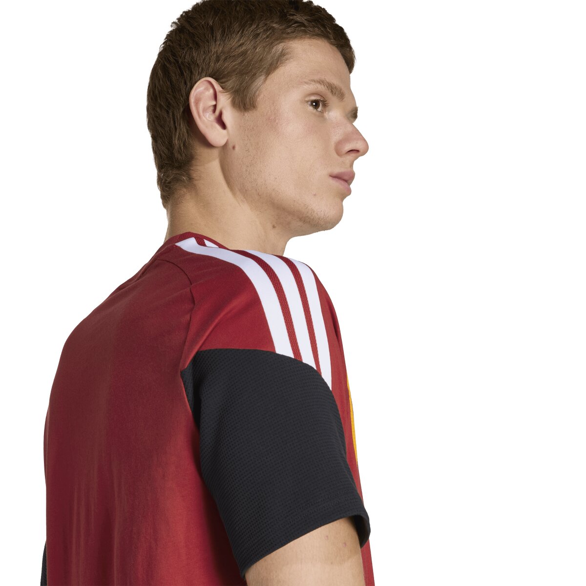 T-shirt de Homem Alemanha Mundial 2026 Tiro Vermelho-4