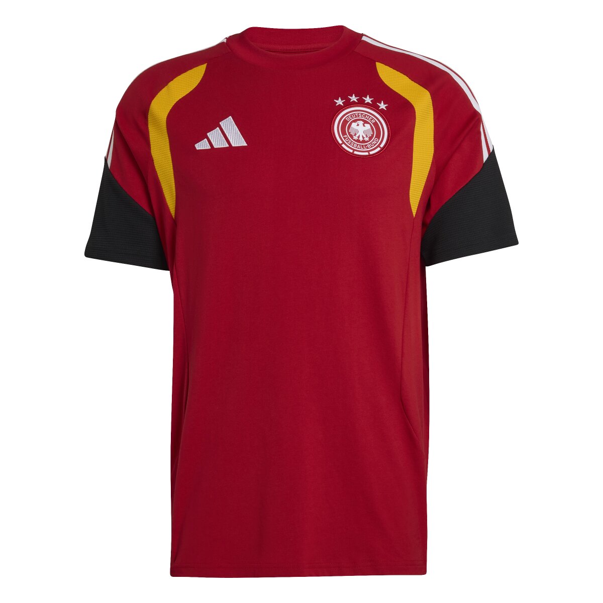T-shirt de Homem Alemanha Mundial 2026 Tiro Vermelho-6