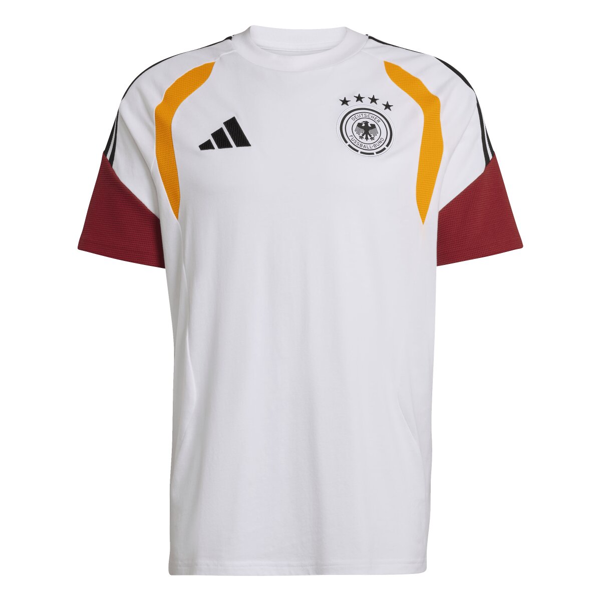 T-shirt de Homem Alemanha Mundial 2026 Tiro Branco-7
