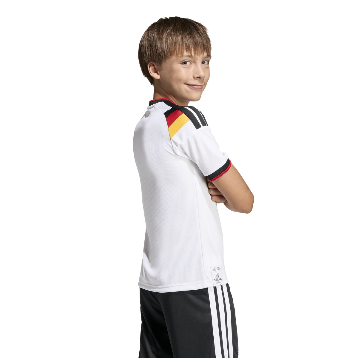 T-shirt de Criança 1.º Equipamento Alemanha Mundial 2026 Branco-2