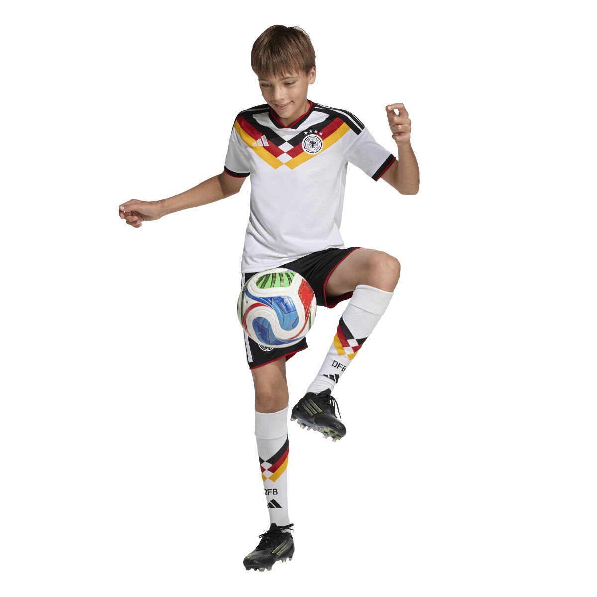 Calções de Criança 1.º Equipamento Alemanha Mundial 2026 Preto-3