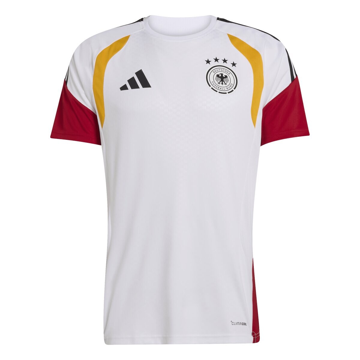 T-shirt de Homem Alemanha Mundial 2026 Tiro Treino Branco-7