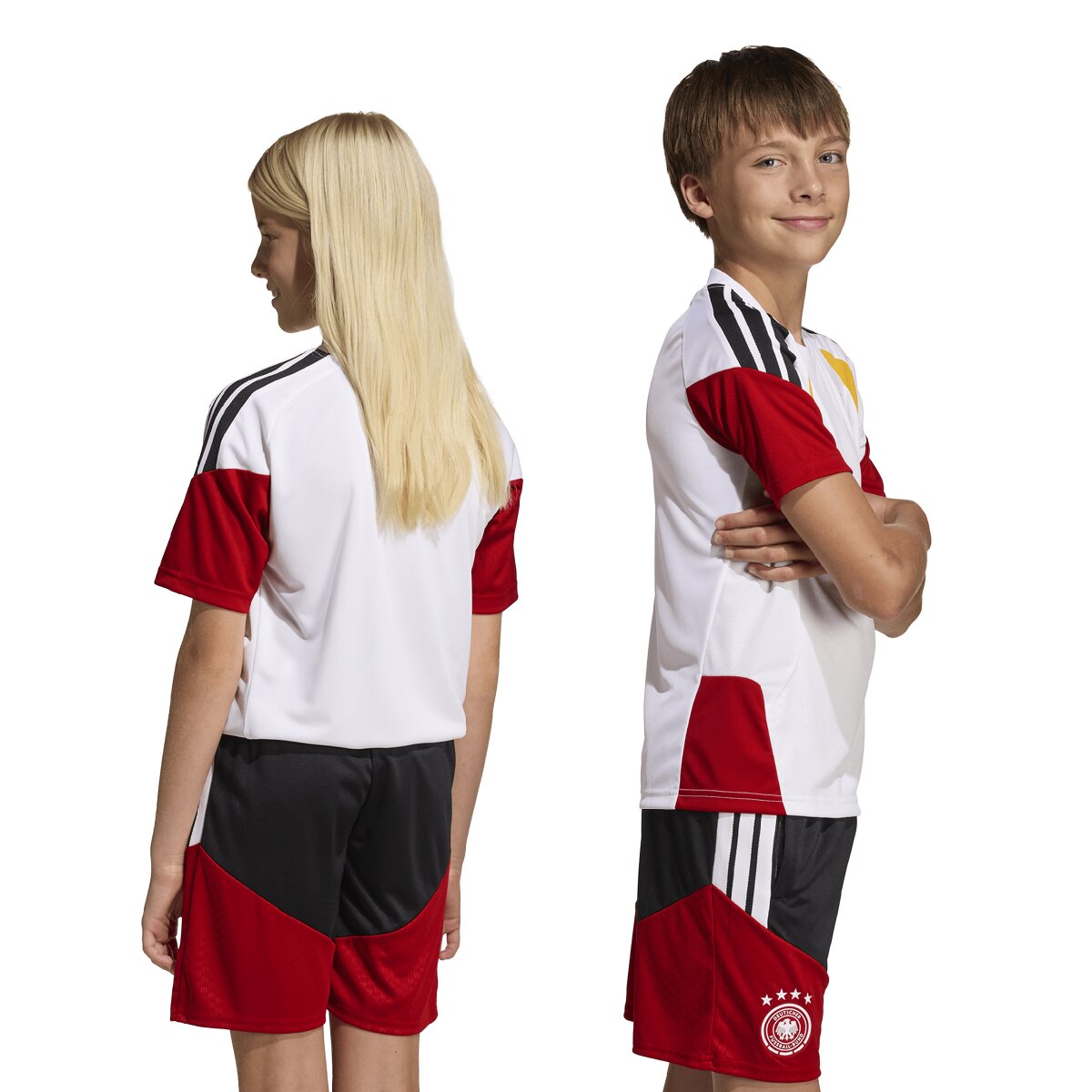 T-shirt de Criança Alemanha Mundial 2026 Tiro Treino Branco-6