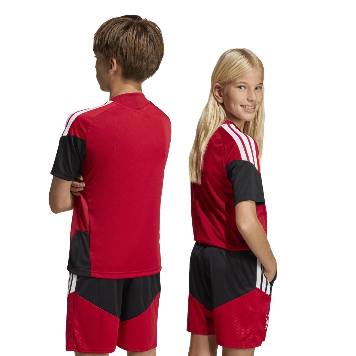 T-shirt de Criança Alemanha Mundial 2026 Tiro Treino Vermelho-6