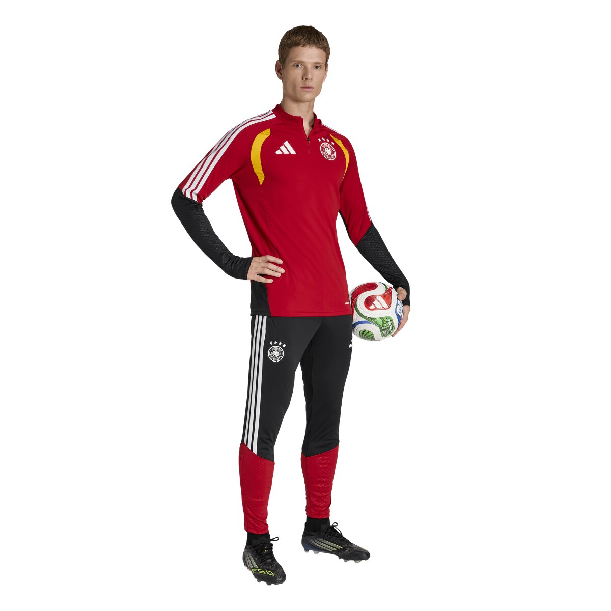 Calças de Homem Alemanha Mundial 2026 Tiro Treino Preto-3