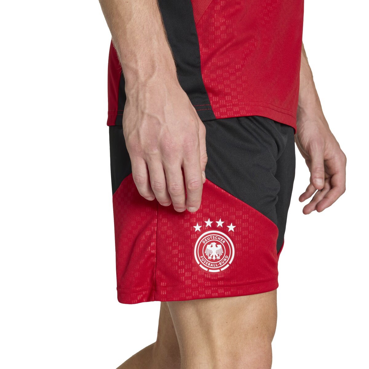 Calções de Homem Alemanha Mundial 2026 Tiro Treino Preto-6