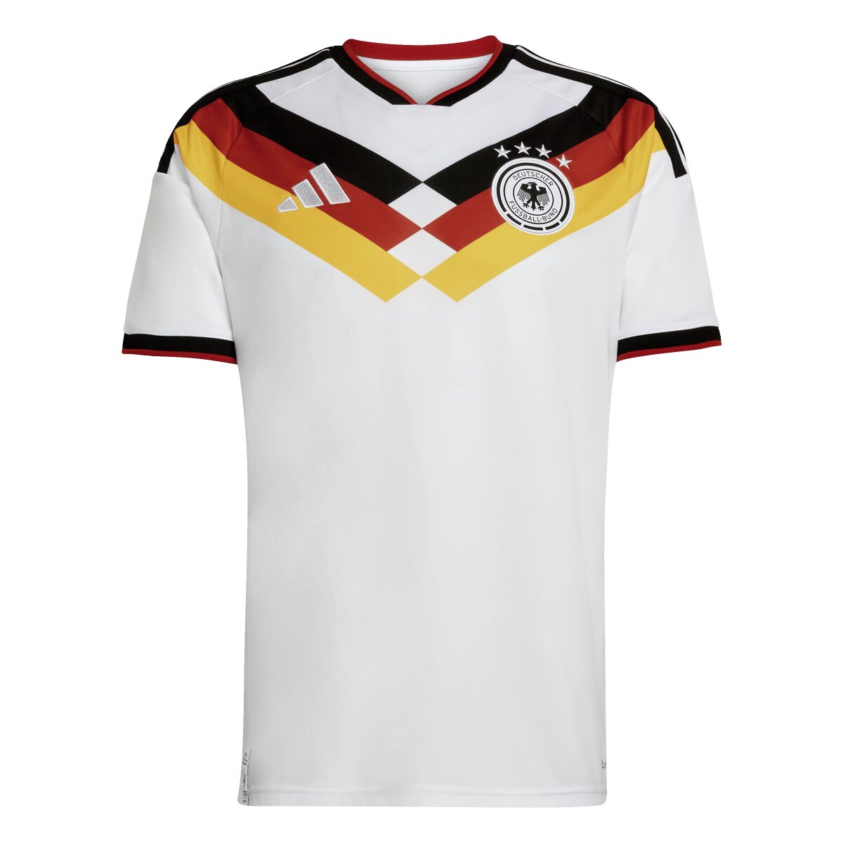 T-shirt de Homem 1.º Equipamento Alemanha Mundial 2026 Branco-7