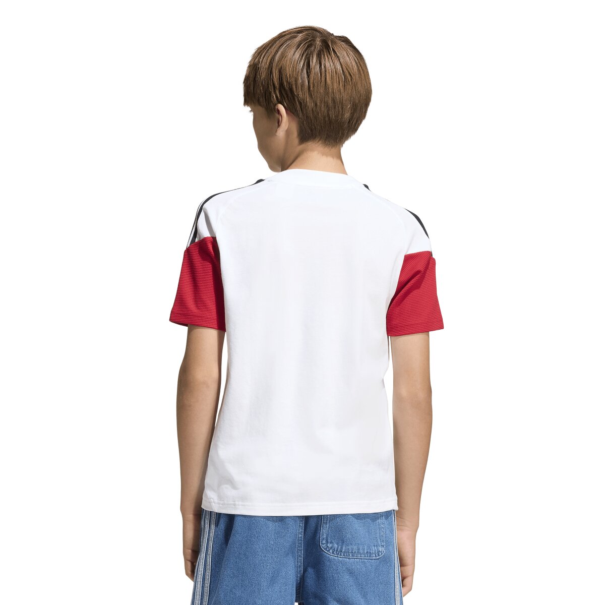 T-shirt de Criança Alemanha Mundial 2026 Tiro Sweat Branco-2