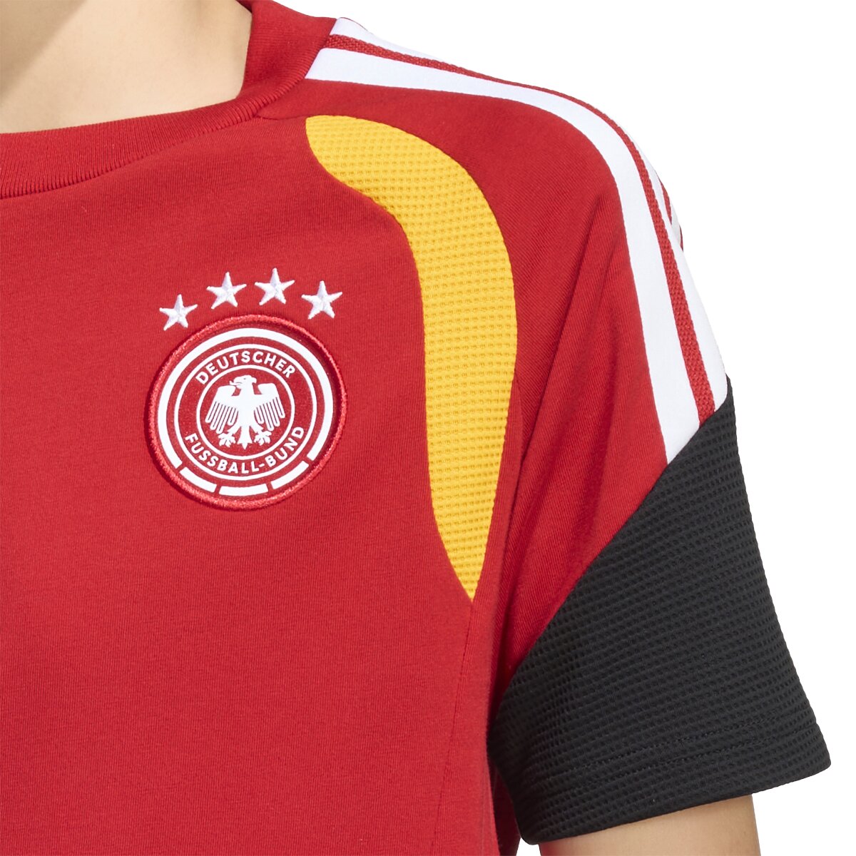 T-shirt de Criança Alemanha Mundial 2026 Tiro Sweat Vermelho-4