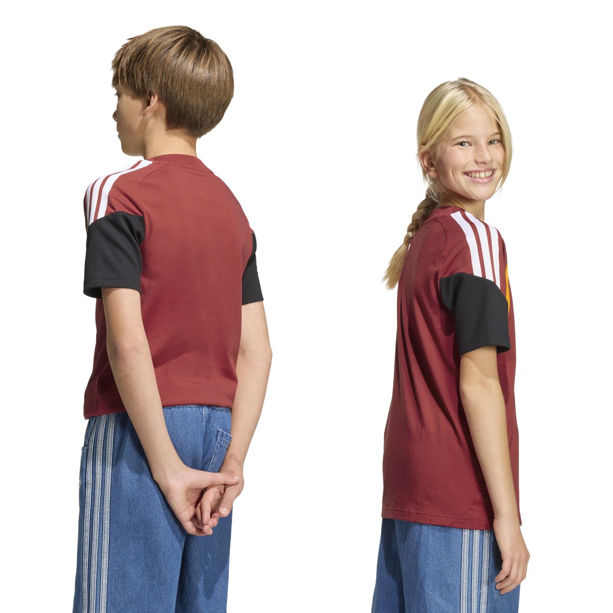 T-shirt de Criança Alemanha Mundial 2026 Tiro Sweat Vermelho-6
