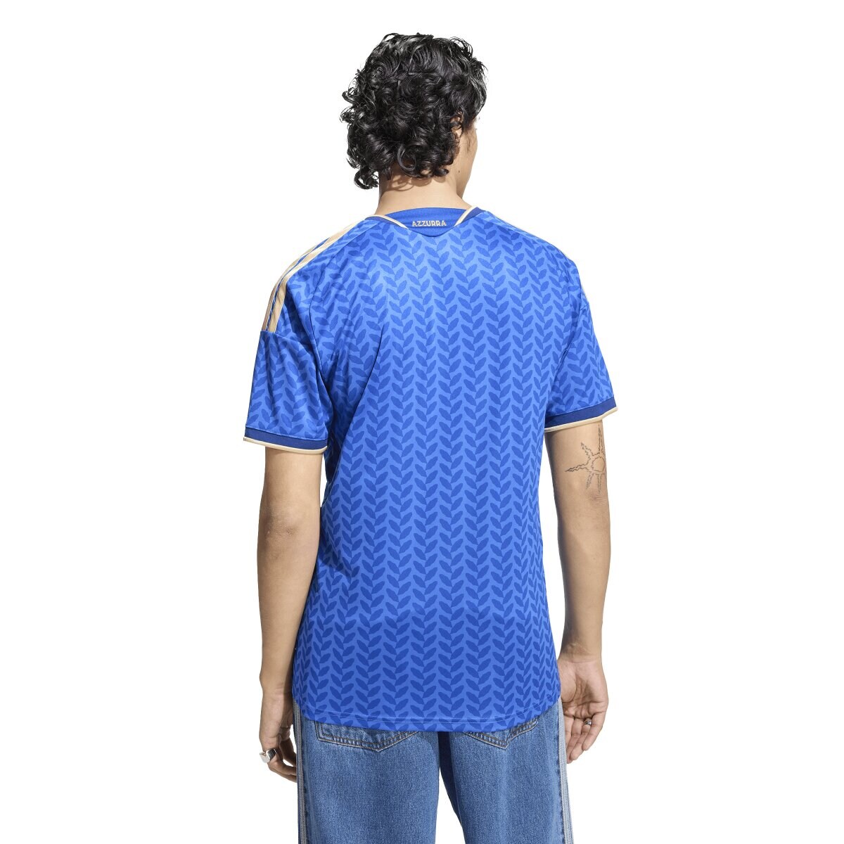 T-shirt de Homem 1.º Equipamento Itália Mundial 2026 Azul-2