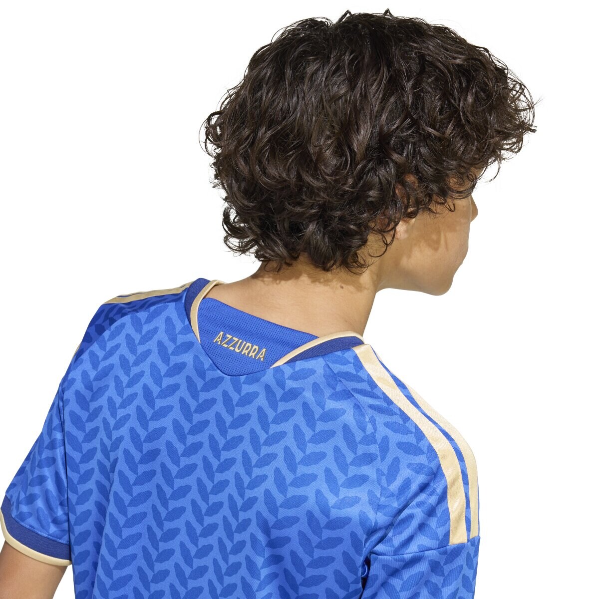 T-shirt de Criança 1.º Equipamento Itália Mundial 2026 Azul-5