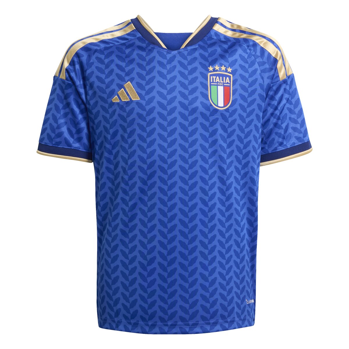T-shirt de Criança 1.º Equipamento Itália Mundial 2026 Azul-6