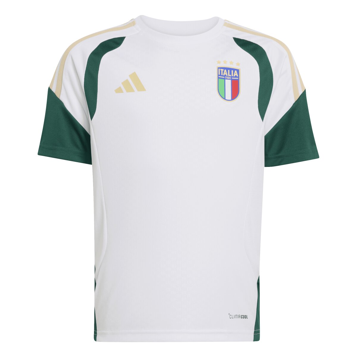 T-shirt de Criança Itália Mundial 2026 Tiro Treino Branco-6