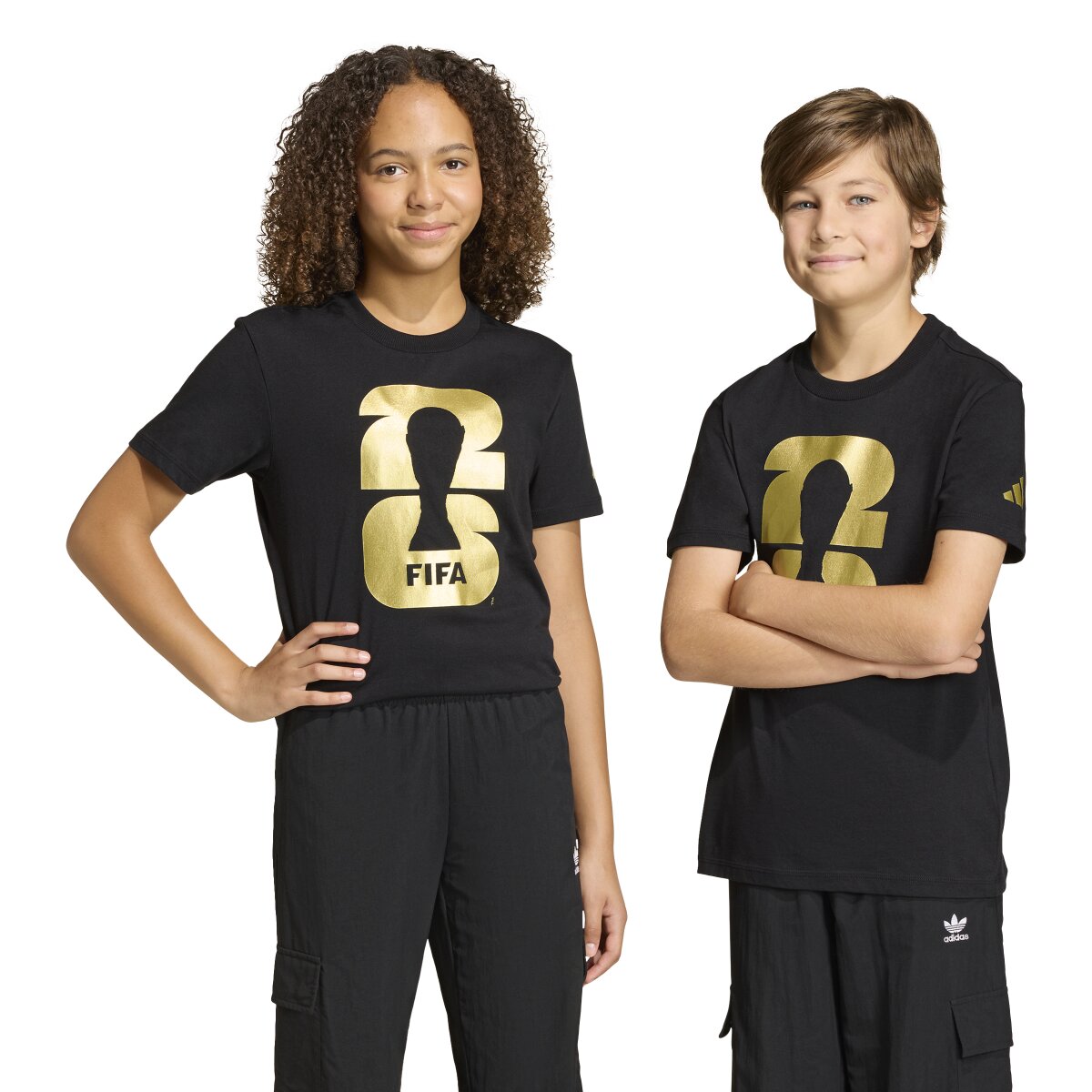 T-shirt de Criança FIFA World Cup Mundial 2026 Preto-7