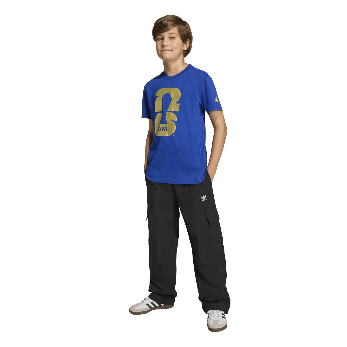T-shirt de Criança FIFA World Cup Mundial 2026 Azul-3