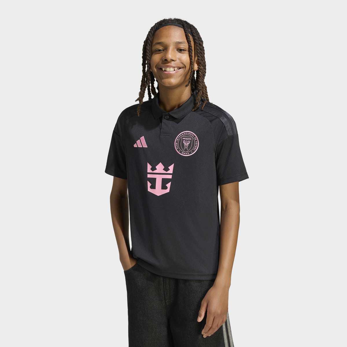 T-shirt de Criança 2.º Equipamento Inter Miami Messi 10 Originals Preto / Rosa-3