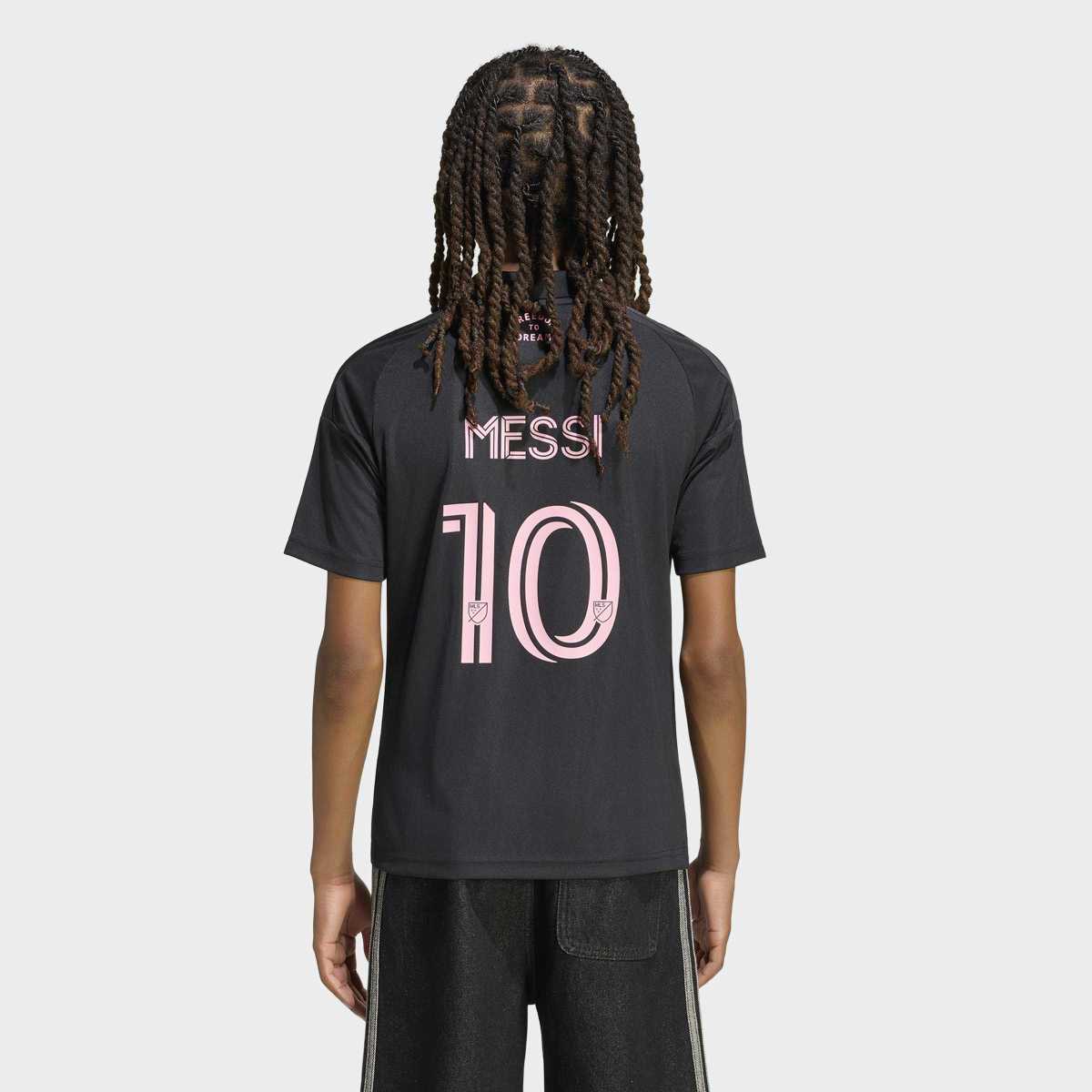 T-shirt de Criança 2.º Equipamento Inter Miami Messi 10 Originals Preto / Rosa-4