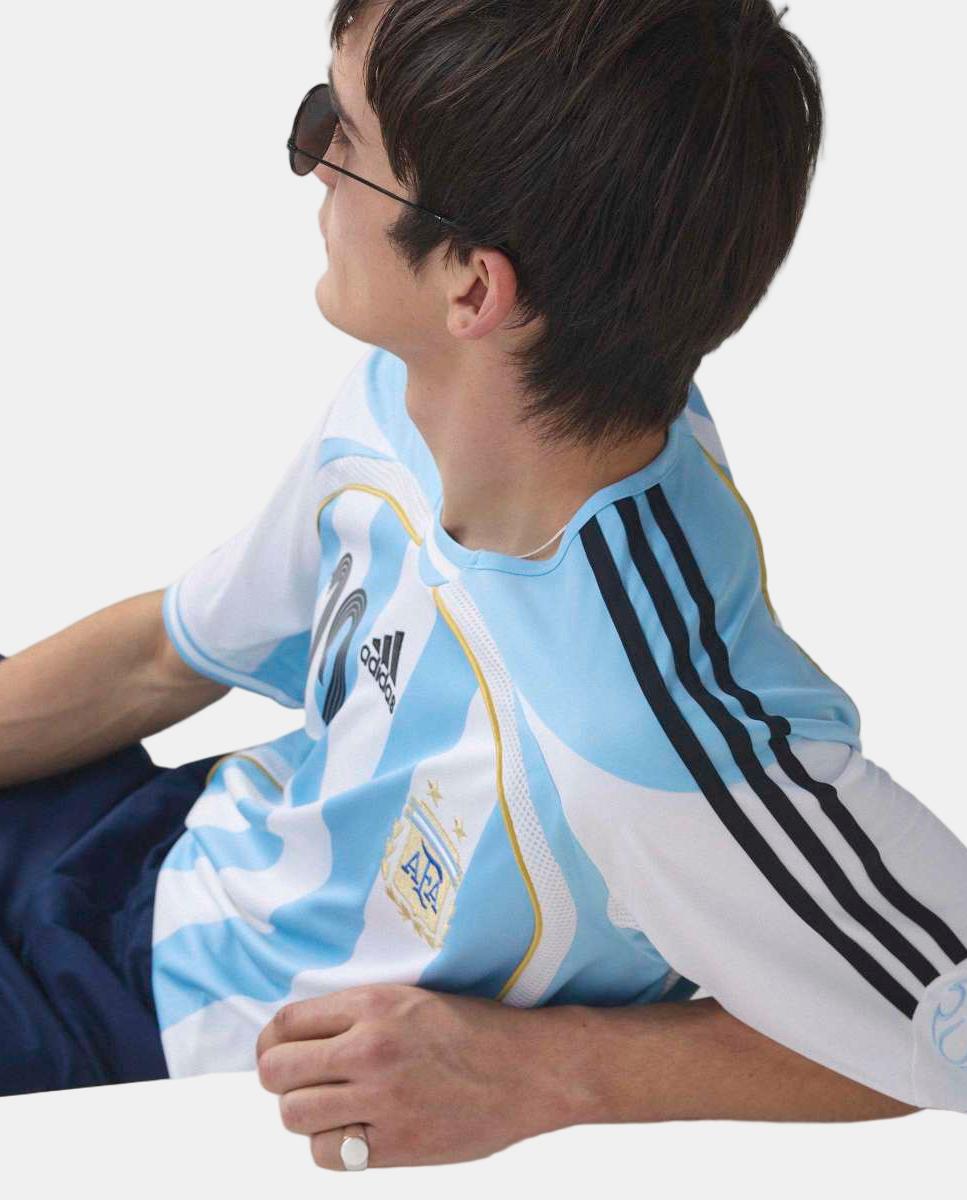 T-shirt de Homem Argentina Retro 2006 Branco-4