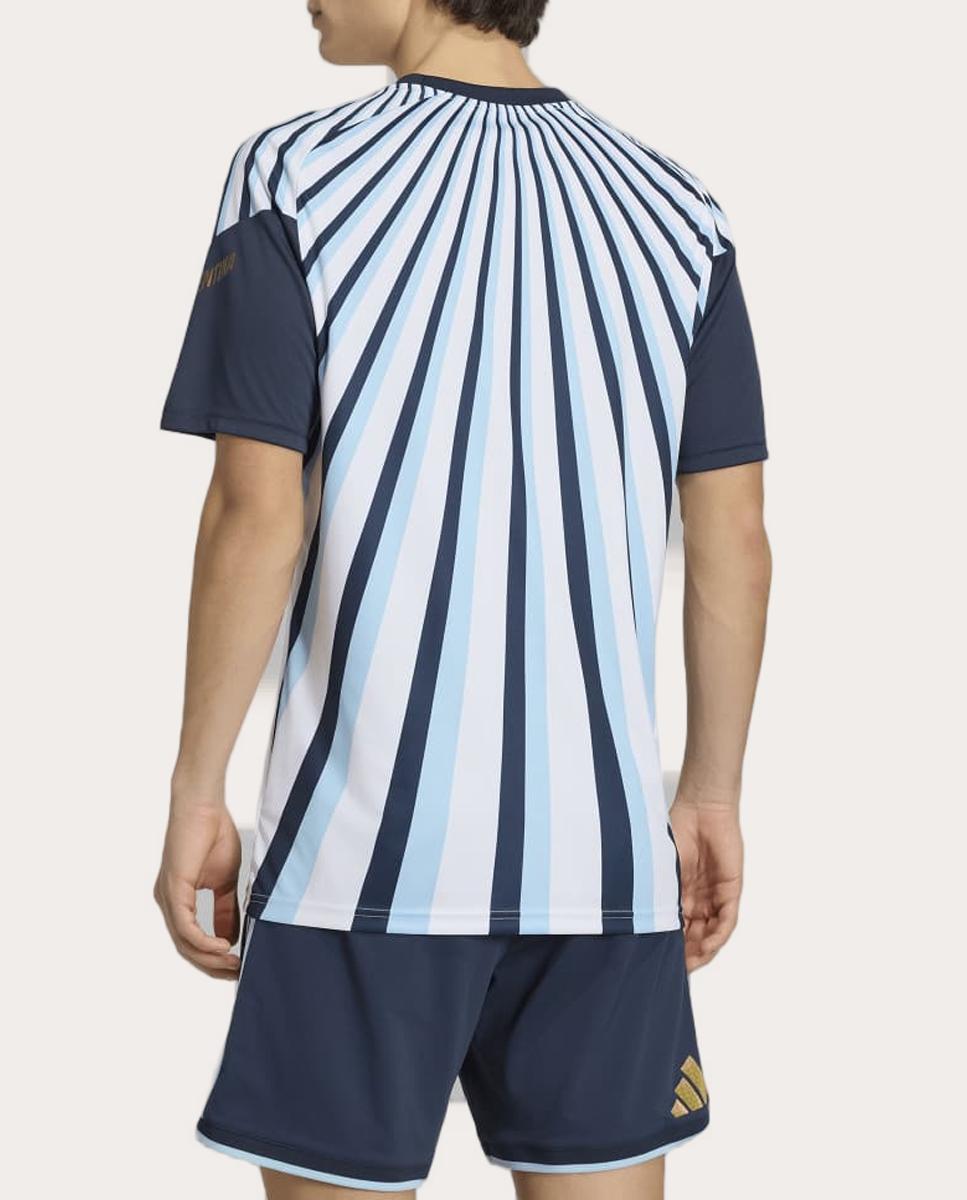 T-shirt de Homem Argentina Mundial 2026 Pre Match Branco-2