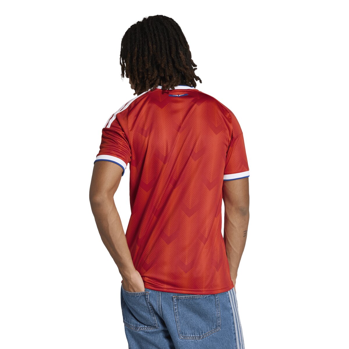 T-shirt de Homem 1.º Equipamento Chile Mundial 2026 Vermelho-2