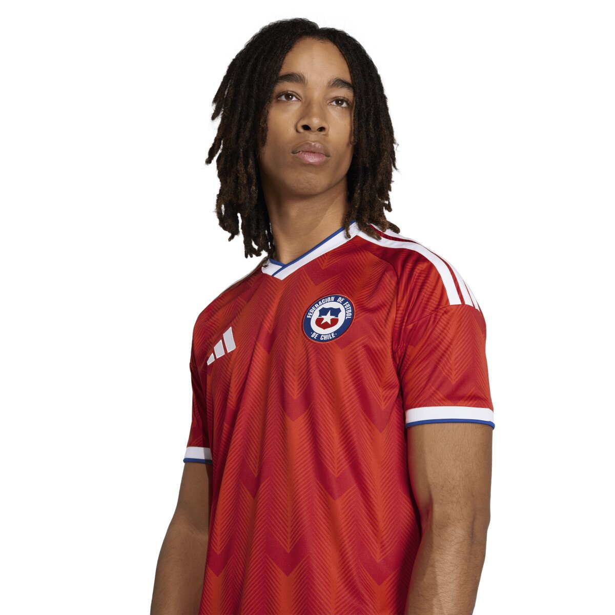 T-shirt de Homem 1.º Equipamento Chile Mundial 2026 Vermelho-5
