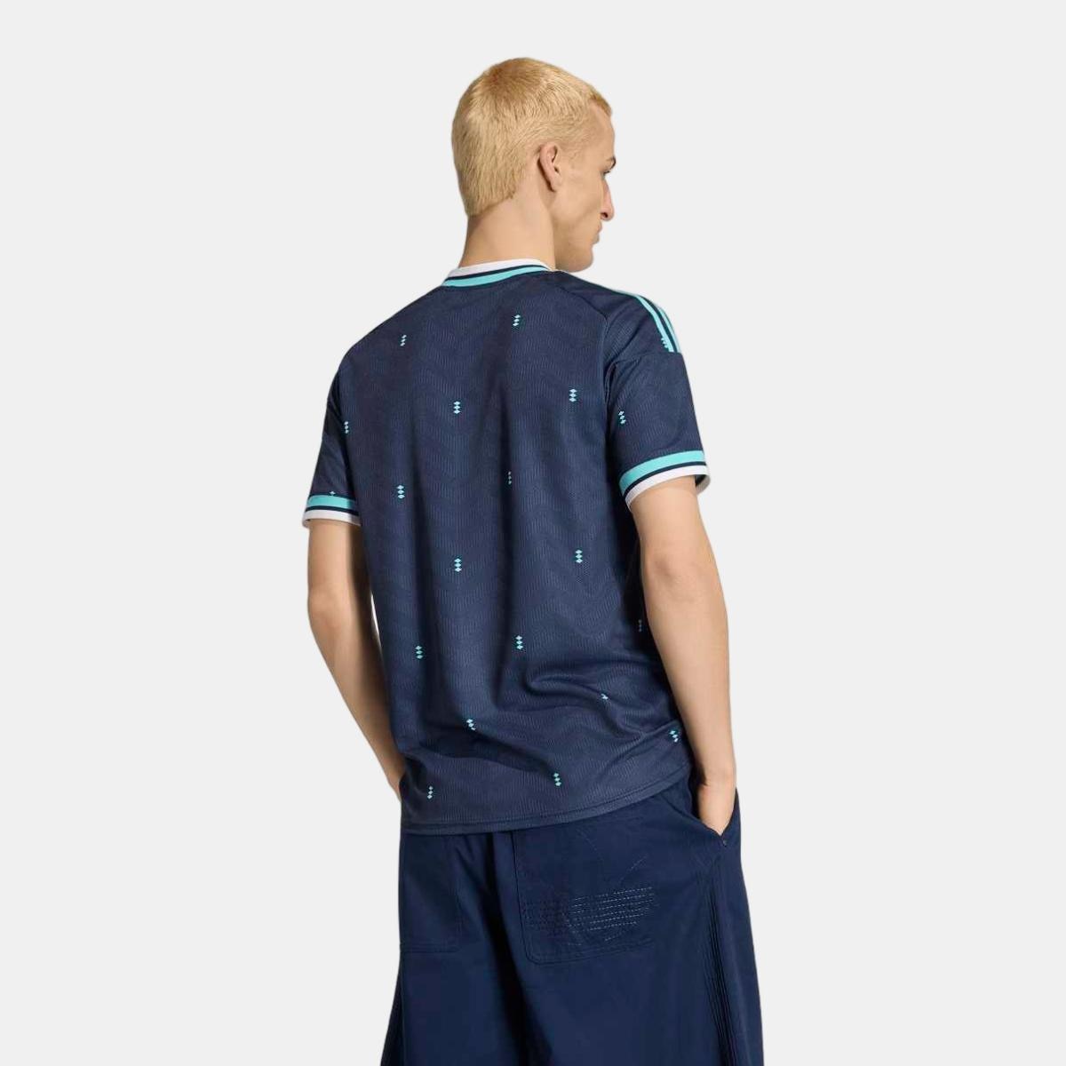 T-shirt de Homem 2.º Equipamento Alemanha Mundial 2026 Originals Azul-marinho-2
