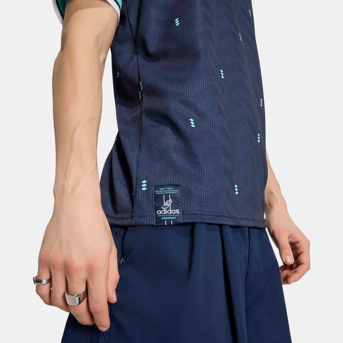 T-shirt de Homem 2.º Equipamento Alemanha Mundial 2026 Originals Azul-marinho-3