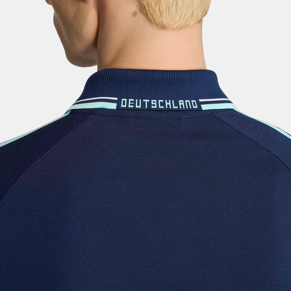 Sweatshirt de Homem 2.º Equipamento Alemanha Mundial 2026 Anthem Jacket Originals Azul-marinho-3