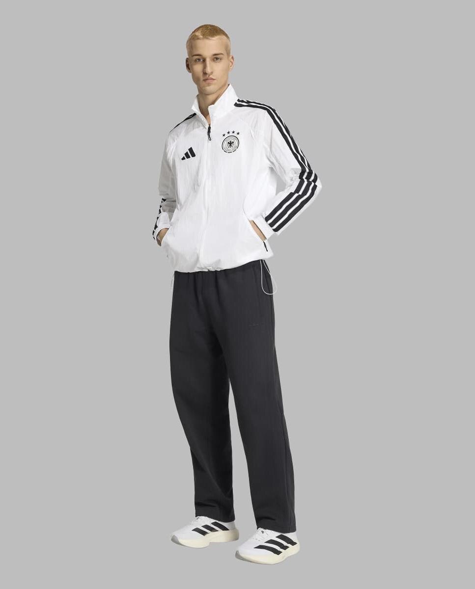 Sweatshirt de Homem 1.º Equipamento Alemanha Mundial 2026 Anthem Jacket Branco-3