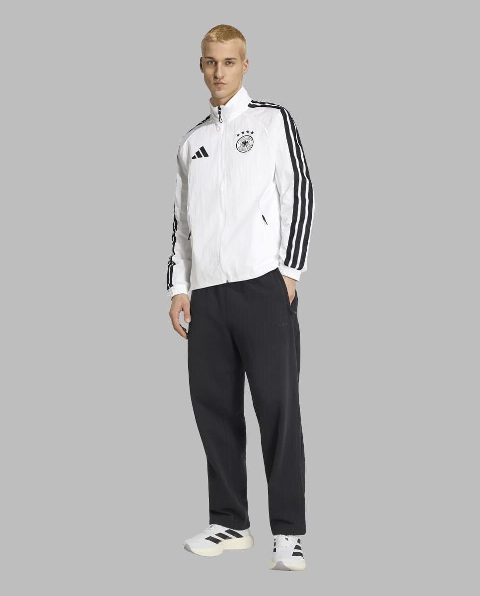 Sweatshirt de Homem 1.º Equipamento Alemanha Mundial 2026 Anthem Jacket Branco-4